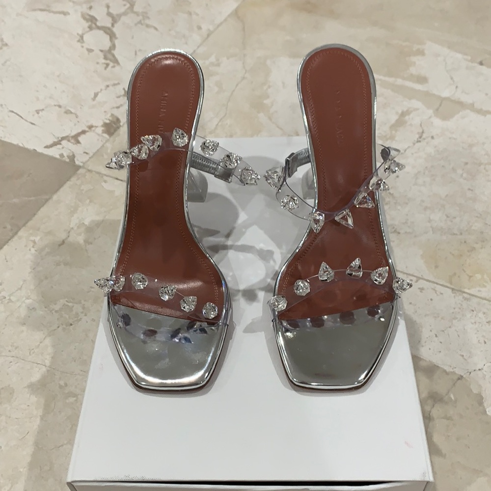 Amina Muaddi Julia slippers